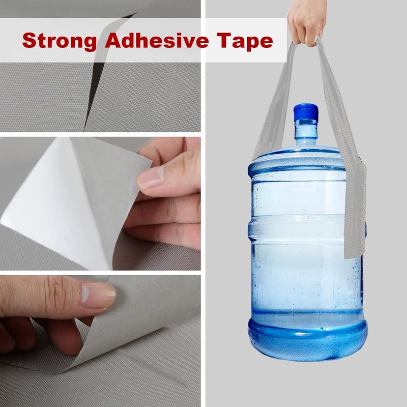 Tuszom 900D 3PCS (28.5" L*19" W) RV Cover Repair kit Waterproof Heavy Duty Self-Adhesive Canvas Patch Repair kit for Boat Cover RV Cover - Image 4